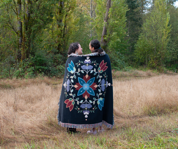 Woven Blanket: Fire & Ice