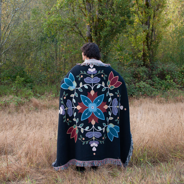 Woven Blanket: Fire & Ice