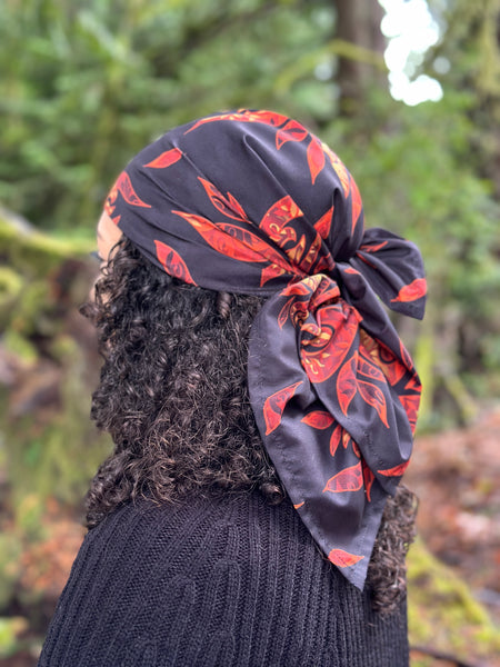 Kookum Scarf: Fire Collection