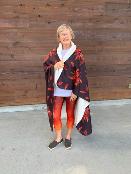 Native & Metis Capri Leggings: Fire Collection - Soul Curiosity