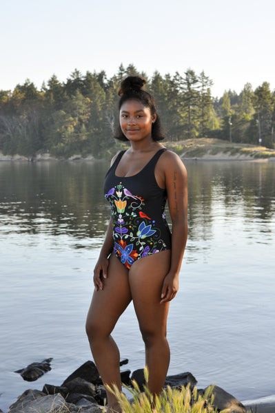 One-Piece Swimsuit: Fire & Ice Collection