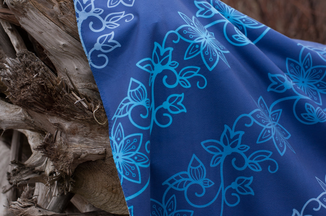 Fleece Sherpa Blanket: Water