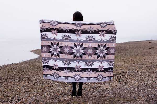Fleece Sherpa Blanket: Air Collection