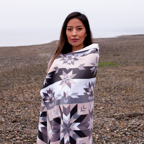 Fleece Sherpa Blanket: Air Collection