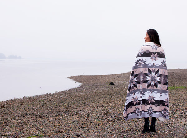 Fleece Sherpa Blanket: Air Collection