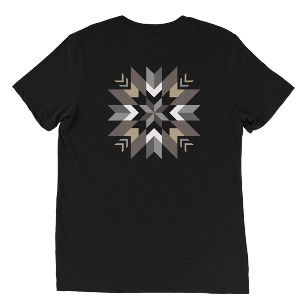 Native & Metis Unisex Tri-blend Star Floral Tee: Air Collection - Soul Curiosity