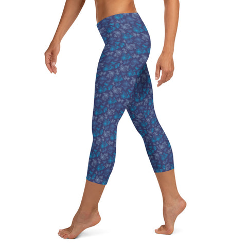 Native & Metis Capri Leggings: Water Collection - Soul Curiosity