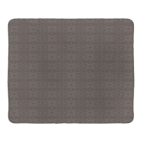 Fleece Sherpa Blanket: My Calling is Culture | Grey